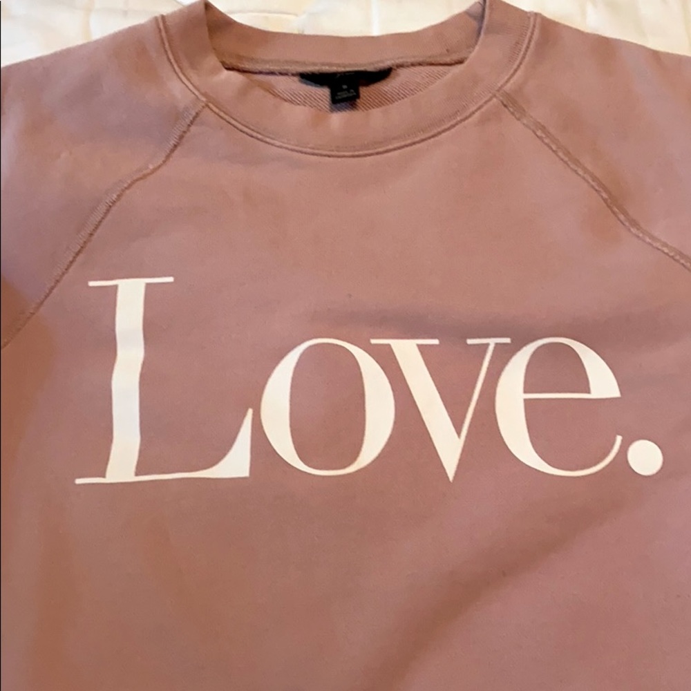 J Crew Love sweatshirt-size small